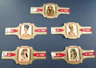 Vitolas La Fama. Serie Egipto. Años 60