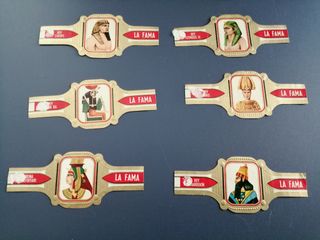 Vitolas La Fama. Serie Egipto. Años 60