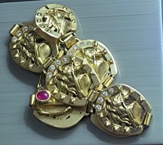 Pulsera oro 18kts. (Maciza)