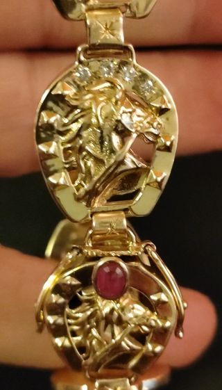 Pulsera oro 18kts. (Maciza)