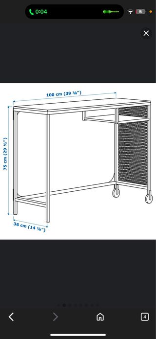Escritorio industrial FJÄLLBO - IKEA