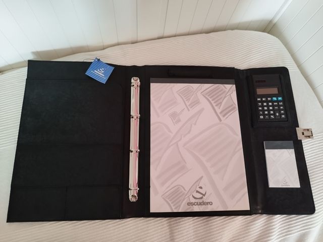 Carpeta Portadocumentos Escudero - Negra