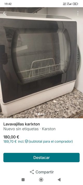 Lavavajillas Karlxton - Lavaplatos