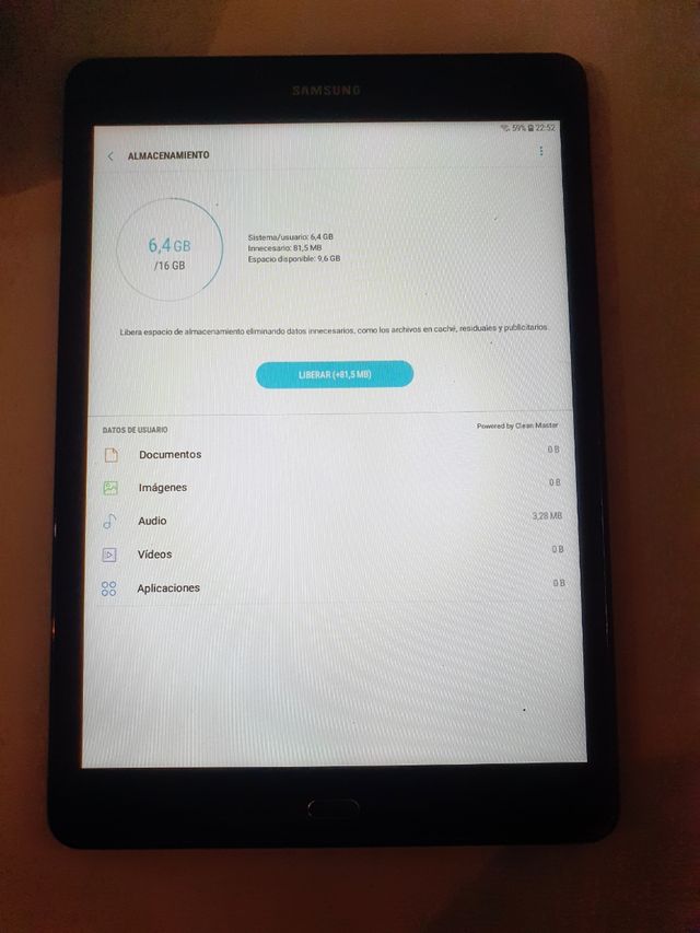 Tablet Samsung Galaxy Tab A - Negra