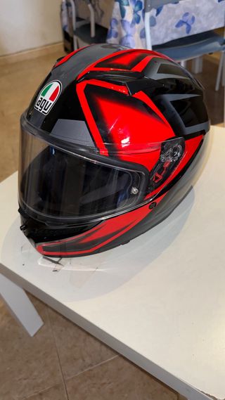 Casco AGV K3 - Rojo Negro