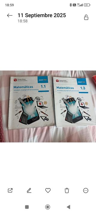 Libro de 1 de la ESO de Matemáticas Actividades de