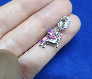 Charm Unicornio Niña Plata pulsera Pandora collar 