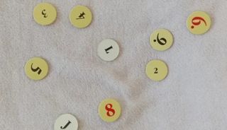 Fichas Catan: números y símbolos
