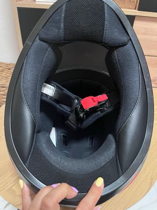 Casco moto HJC rojo talla M