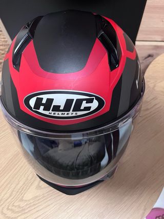 Casco moto HJC rojo talla M