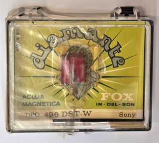 Aguja Tocadiscos Sony FOX 496 Diamante
