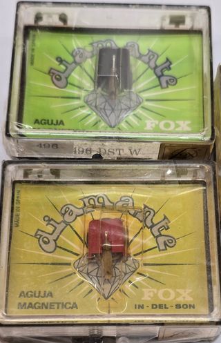 Aguja Tocadiscos Sony FOX 496 Diamante