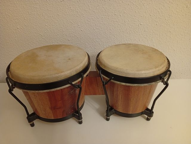Bongos de madera - Instrumentos musicales