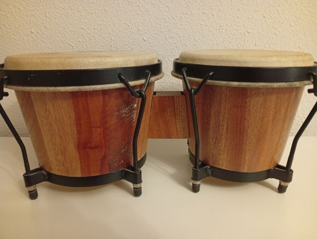 Bongos de madera - Instrumentos musicales