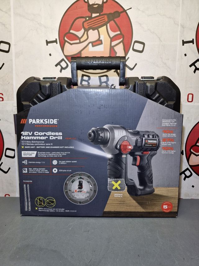 Martillo Percutor Inalámbrico Parkside Performance