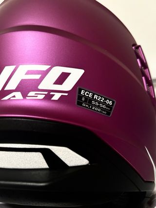 Casco UFO Sheratan viola Tg S - Nuovo