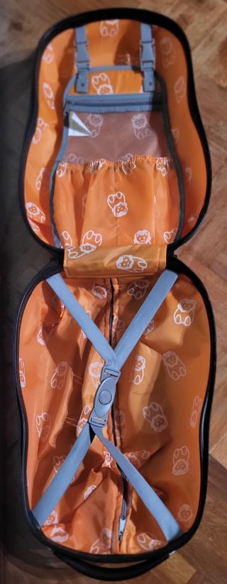 Maleta infantil león naranja
