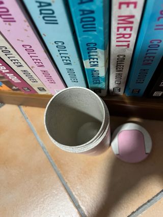 2 Garrafas Água - Rosa & Transparente