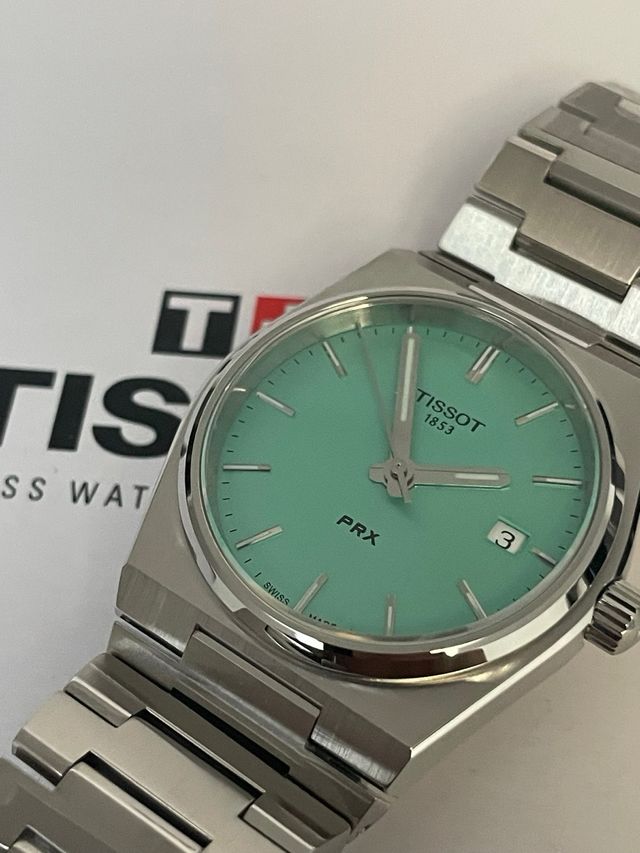 Reloj TISSOT PRX 35mm Verde T137.210.11.091.00