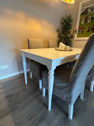 Mesa comedor IKEA + 4 sillas