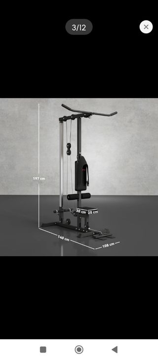 Máquina polea fitness