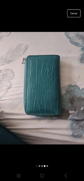 Cartera verde - monedero