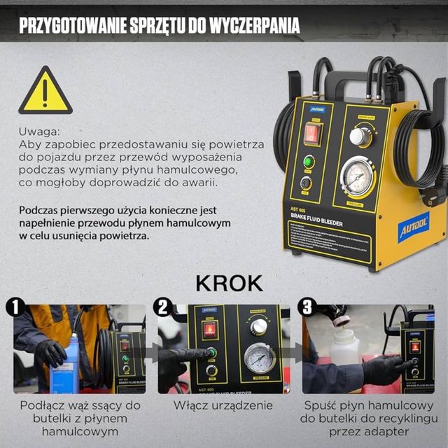 Purgador Frenos AUTOOL AST605