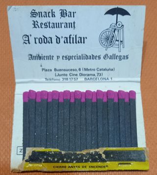 Cajas cerillas vintage