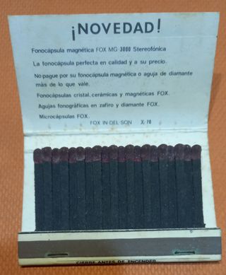 Cajas cerillas vintage