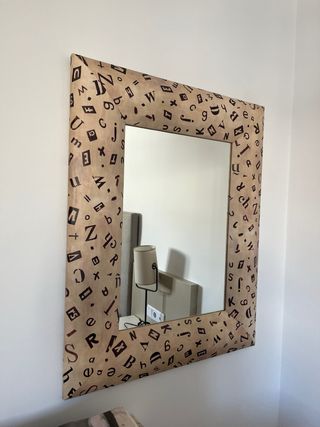 Espejo letras vintage