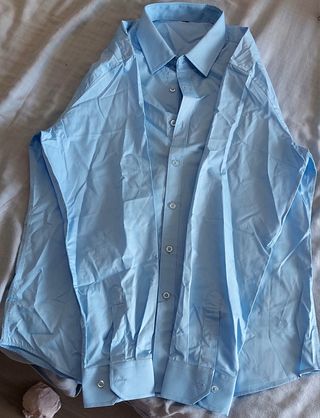 Camisa azul hombre - Talla S