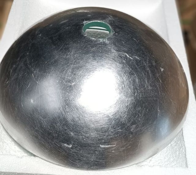 Lavabo vetro argento 