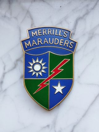 Insignia Merrill's Marauders. II Guerra mundial 