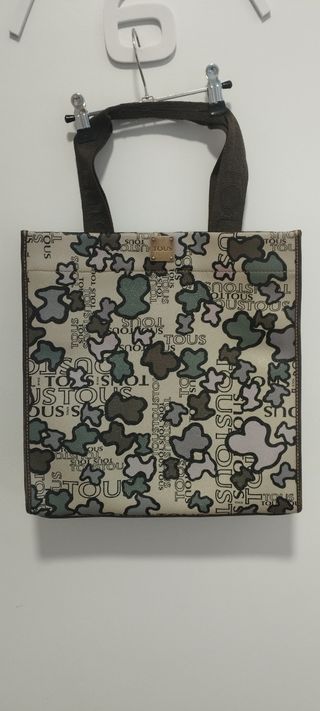 Bolso Tous beige y multicolor