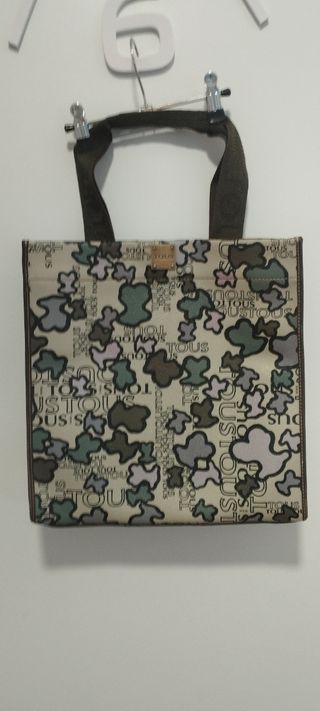 Bolso Tous beige y multicolor