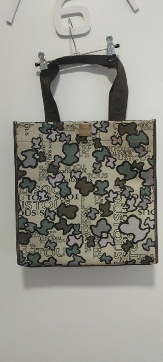 Bolso Tous beige y multicolor