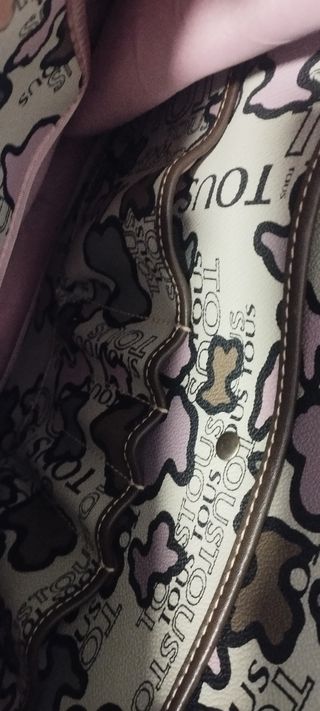 Bolso Tous beige y multicolor
