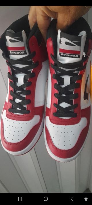 Scarpe Kronos N41  - Rosso/Bianco Black