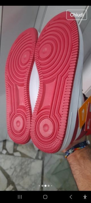 Scarpe Kronos N41  - Rosso/Bianco Black