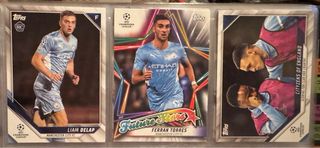 Lote 12 cards Manchester City Topps flagship 21-22