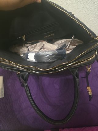 Bolso maletín portátil negro