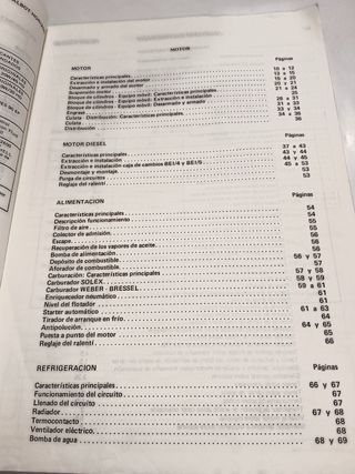 Manual Taller Talbot Horizon -Febrero 84