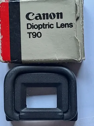 Canon T90 + Data Back 90 + Dioptric Lens +1.