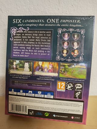 PS4 Re:Zero + Anonymous Code 