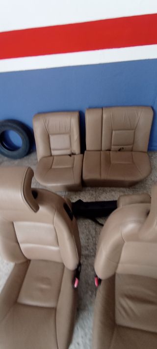 Asientos piel beige Saab 9-3 Coupé
