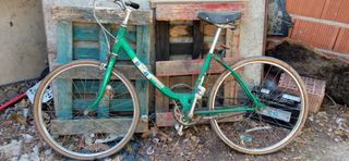 Bicicleta BH antigua verde