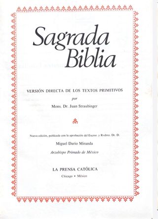 Sagrada Familia Versión Directa Textos Primitivos