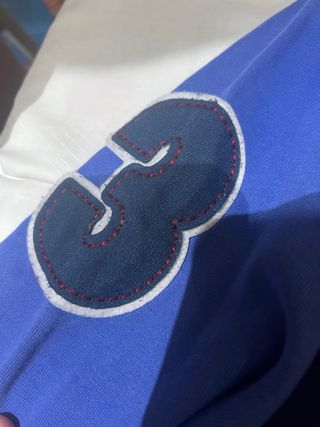 Felpa Frankie Garage blu e rossa