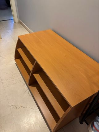 Mueble TV madera - Estantería