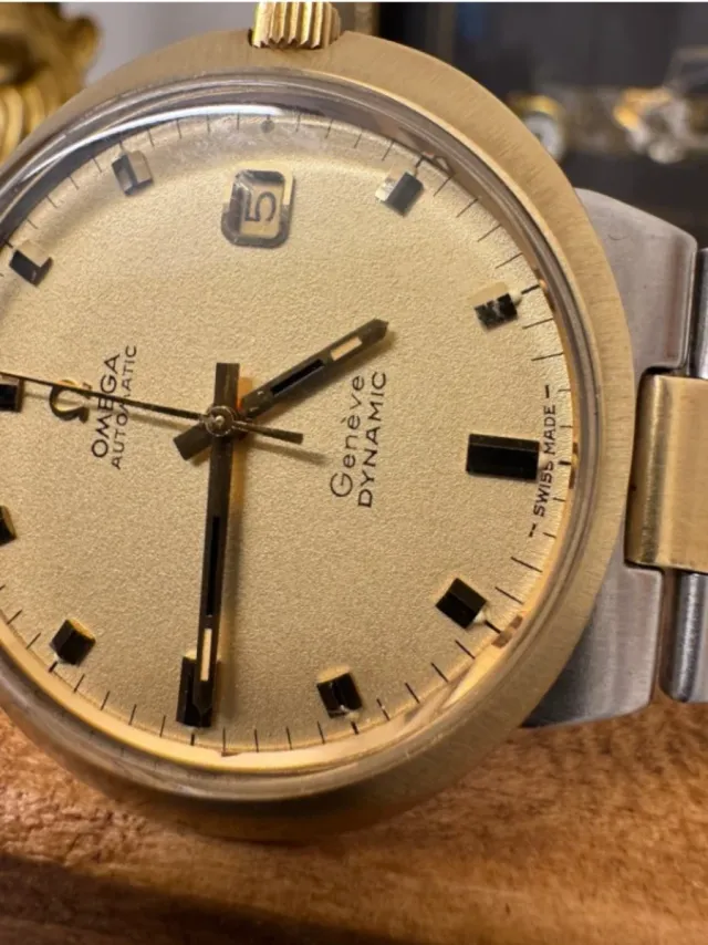 Relógio Omega Dynamic Genéve Automático Ouro 41mm